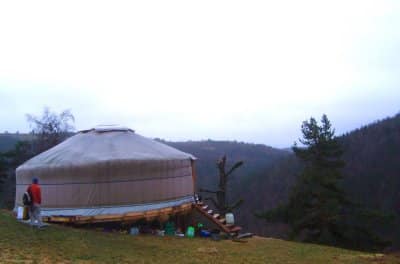 Yourte région Cévennes