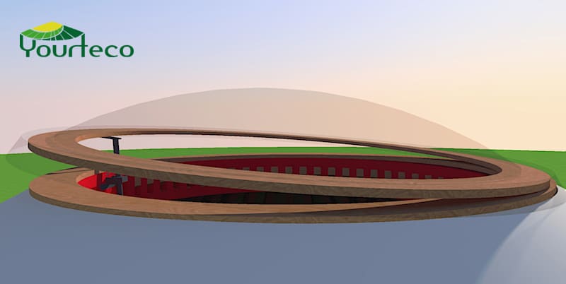 faire un skydome ouvrant pour la yourte.