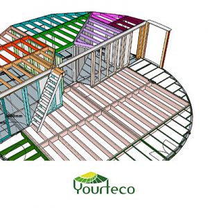 Service calcul structure pour yourte boutique Yourteco