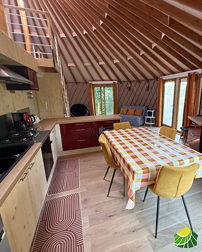 innenplane moderne jurte Jurten Yourteco