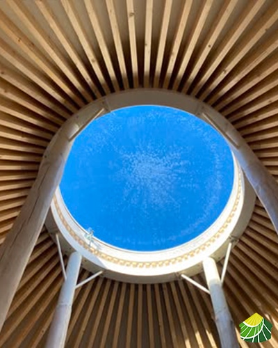 Kuppel fur moderne jurte Yourteco