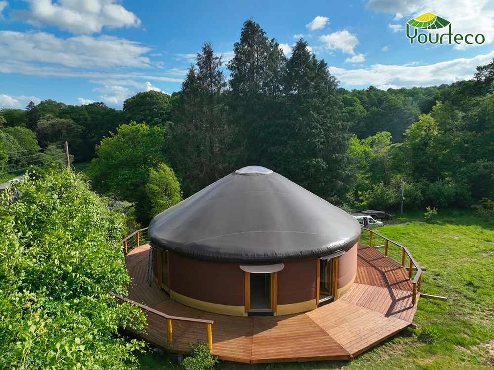 Moderne holz jurte Yourteco