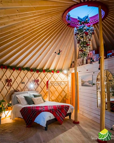 Schlafzimmer moderne jurte jurten Yourteco