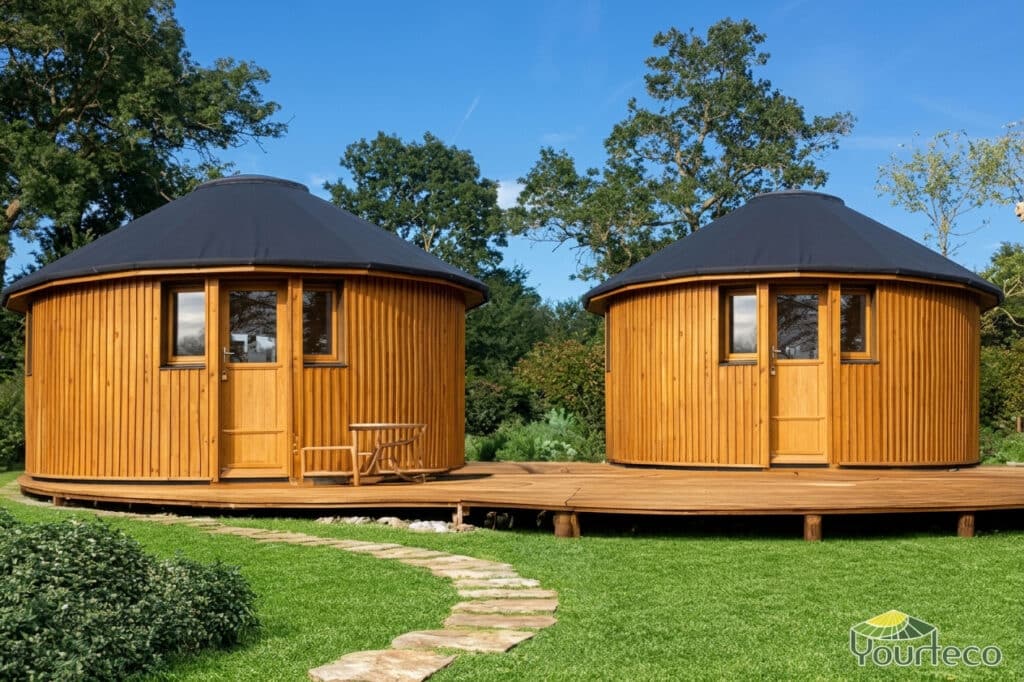 Yourte en bois ou yourte à ossature bois